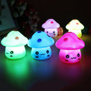 LED Atmosphere Lights Dimmable Mushroom Shape Portable Energy Saving for Bedroom