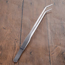 Universal 27CM Aquarium Plant Shrimp Reef Tank Straight Tweezer  Crooked Newly