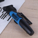 Portable Folding Bicycle Air Pump Inflator for Presta Schrader Valve Blue Newly