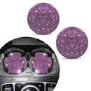 Silicone Round Non-slip Coaster - Car Accessory & Shinning Decor (Pink) Newly