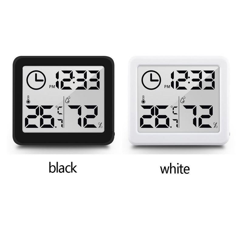 Durable Indoor Electronic Clock Digital Thermometer Hygrometer Humidity Meter