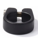 28.6mm Bicycle Seat Post Clip Aluminum MTB Road Bike Seatpost Clamp (Black)