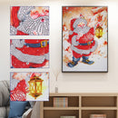 5D DIY Part Special Shape Drill Rhinestone Diamond Painting Santa Claus Handw