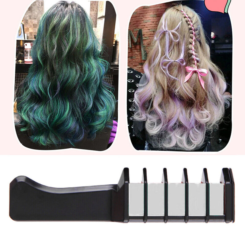 Practical Pro Salon Fast Coloring Hair Chalk Dyeing Combs Temporary Hair Cr