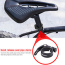 Mountain Road Bike Seat Post Clamp Durable Saddle Tube Clip Cycling Accessories