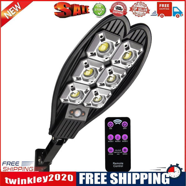 Solar Street Lamp Outdoor Patio Path Motion Sensor Security Lighting (6LED)