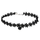 Fashion Girl Clavicle Short Necklace Lace Neck Rope(Multiple/5 Piece Sets)