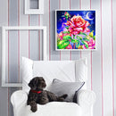 DIY Diamond Painting Kits Full Round Drill Shining Rose Mosaic Home Decoration