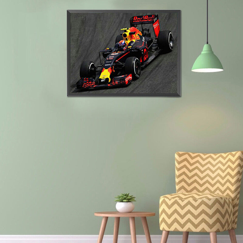 5D Diamond Painting Racing Car Full Round Drill DIY Mosaic Picture Home Decor