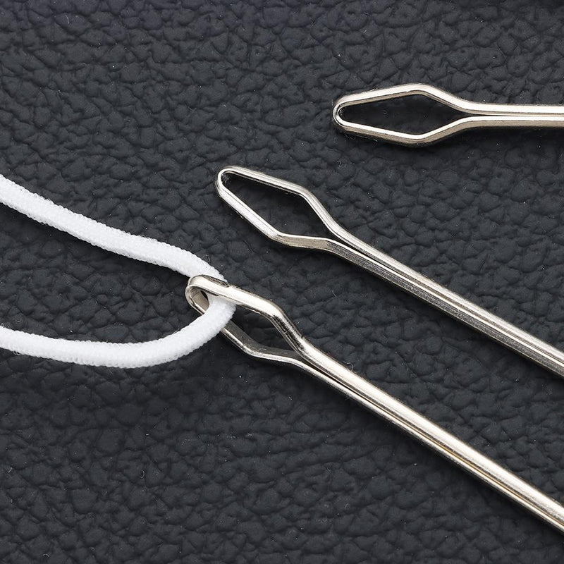 Wearing Threaders Guide Stainless Steel Elastic Rope Threader Easy Threaders