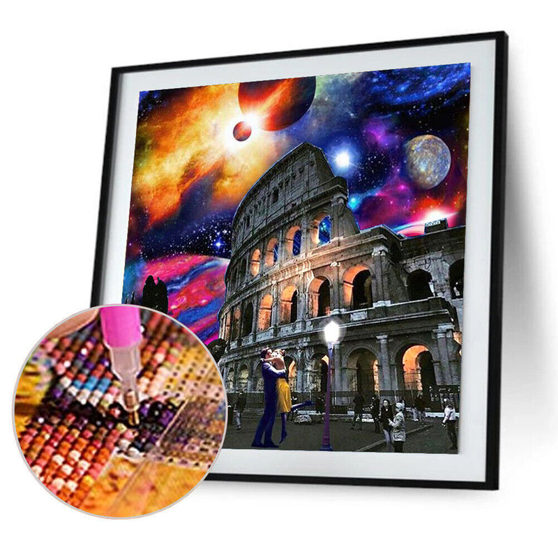 5D Diamond Painting Kit DIY Cosmos Full Round Drill Mosaic Picture (X175)