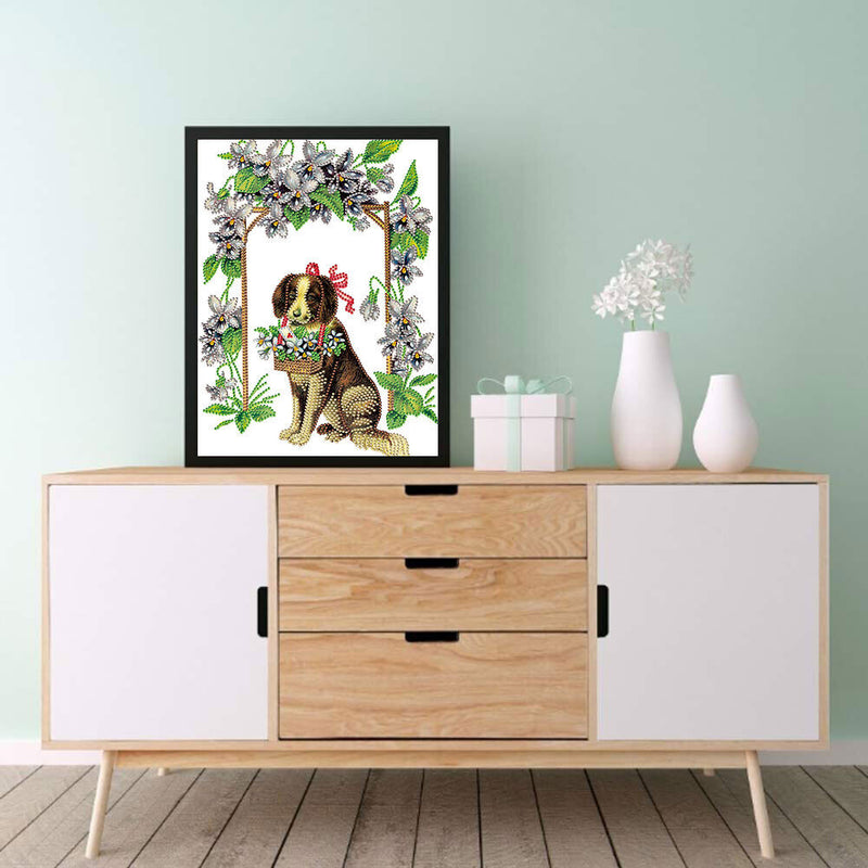 Partially Molded Diamond Painting Set English Springer Spaniel Picture