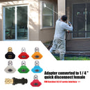 1/4 inch Quick Connect Pressure Washer Gun Adapter + 7pcs Tips for Karcher K2-K7