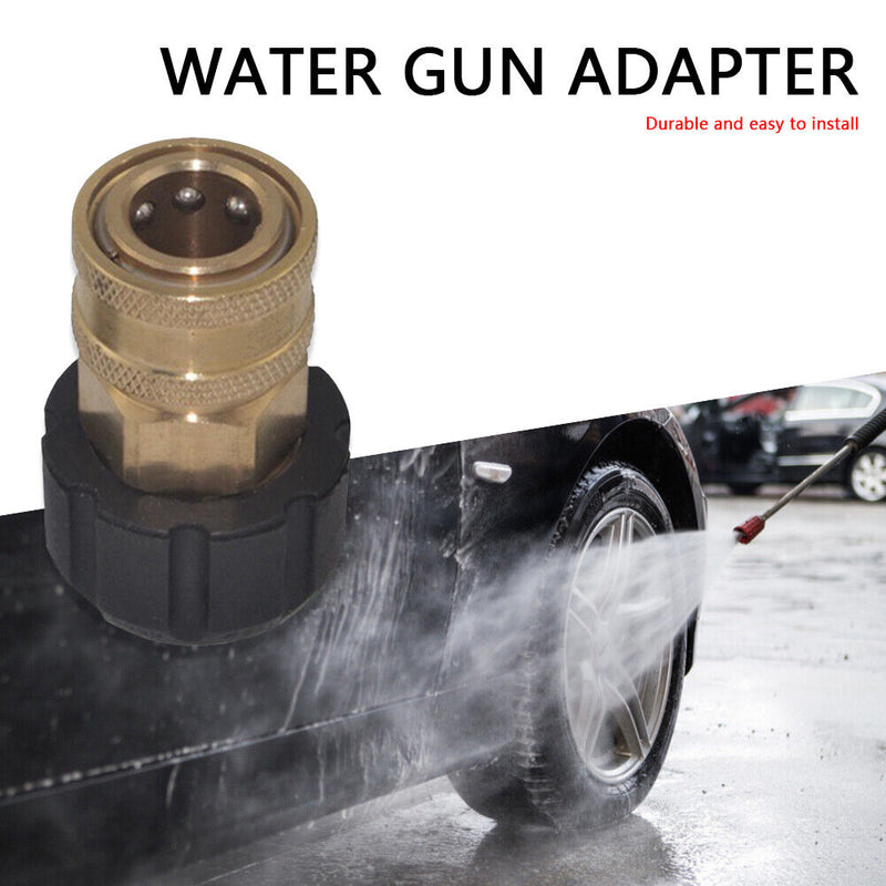 1/4 3/8 QD Female to M22 14mm 15mm Female Connector Adapter for Pressure Wa