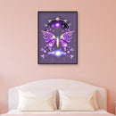 DIY Full Drill Round 5D Diamond Painting Butterfly Picture Handicraft Home De