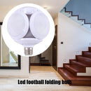 40W PP LED Football Bulb Foldable Light Fan Blade Folding Bulbs (90mm/220V)