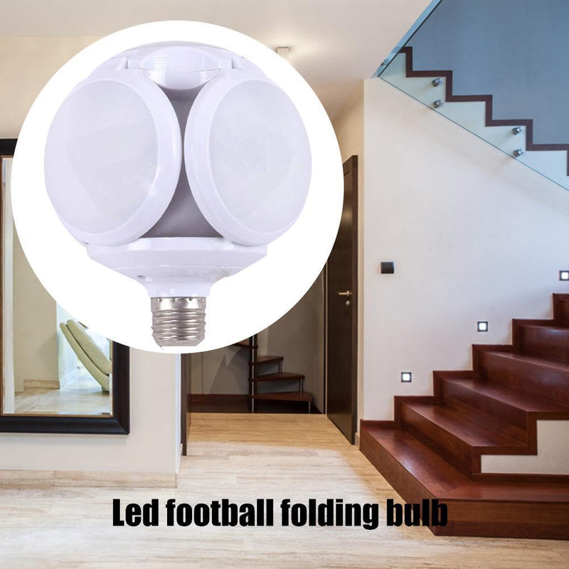 40W PP LED Football Bulb Foldable Light Fan Blade Folding Bulbs (90mm/220V)