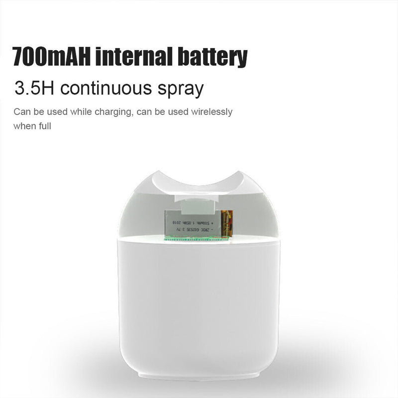 Mini Air Humidifier USB Diffuser for Home Car Sprayer Mist Maker (White)