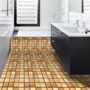 10pcs 10cm Retro Tiles Wall Stickers PVC Waterproof Kitchen Decals (MSC054)
