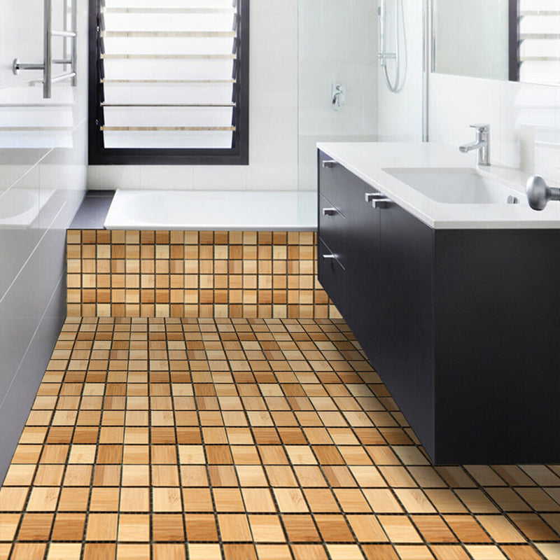 10pcs 10cm Retro Tiles Wall Stickers PVC Waterproof Kitchen Decals (MSC054)