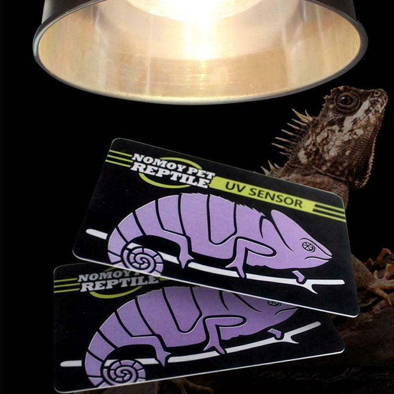 Reptile UVB Light Lamp Bulb Test Card UV Tests Paper Tester Pet s Supplie E8Q9