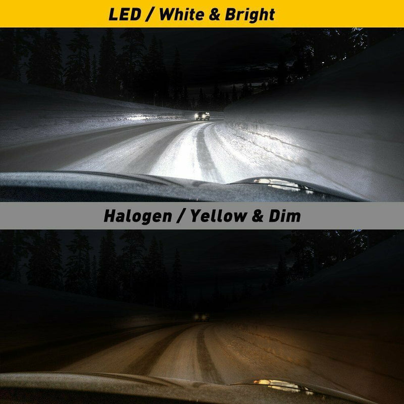 Hi/Low Kit Beam LED H3 Turn Signals DRL Headlight Driving Bulb Car Fog Light