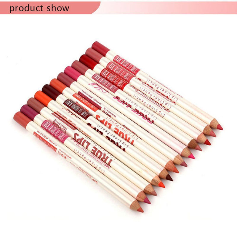 Waterproof Makeup Tool Beauty Lip Liner Matt Contour Lipstick Pencil Lipstick