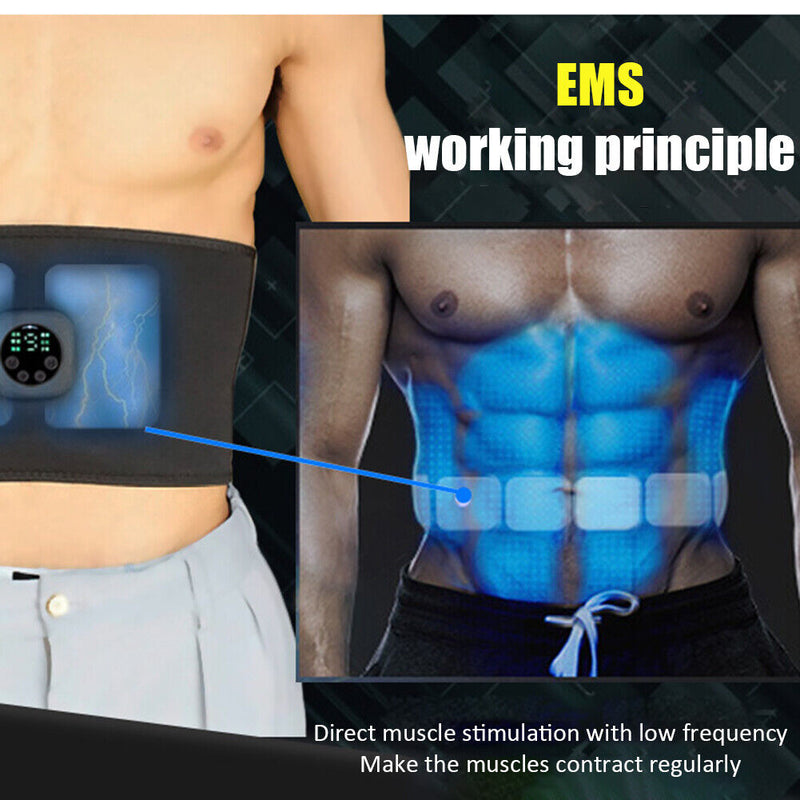 Electronics Abdominal Muscle Stimulator Trainer EMS Massage Fitness Equipment