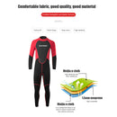 Full Body Men Neoprene Wetsuit Jumpsuit Quick-Drying Wet Suit (Red 2XL) Newly