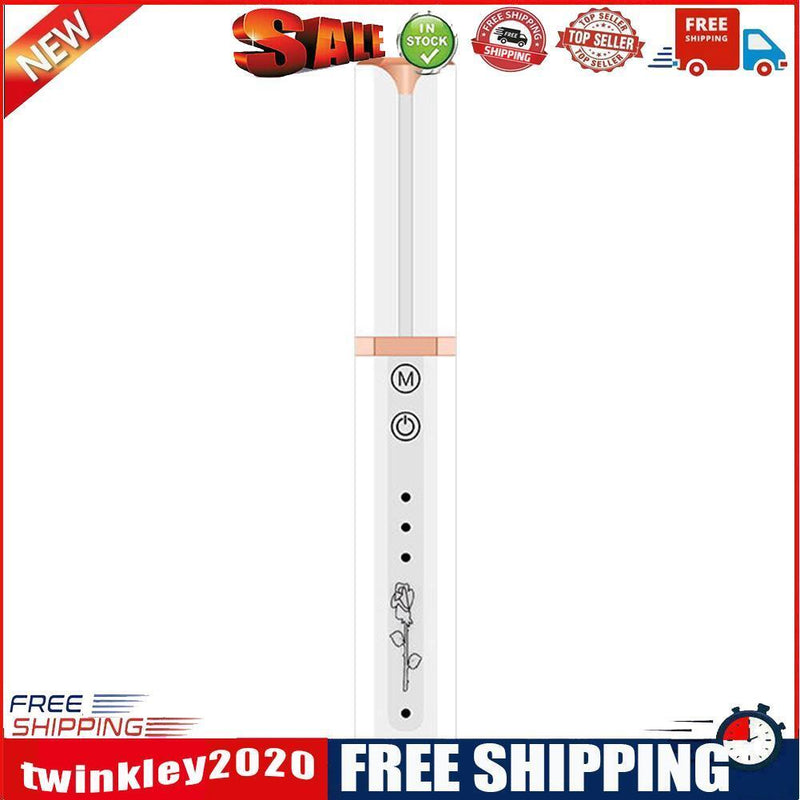 Long Lasting Eye Lash Curling Makeup Electric Heated Eyelash Curler (White)