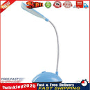 LED Table Light Battery Eye Protection Reading Household Book Lamp (Blue) Newly