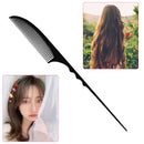 Fine-tooth Plastic Pin Anti-static Rat Tail Comb Hairdressers Hair Styling Tool