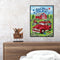 Canvas Painted Oil Paint By Numbers Red Car DIY Wall Art Modern Bedroom Decor