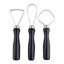 3Pcs/set Handcraft DIY Sculpture Repair Pottery Ceramic Tool Scraper Clay Tool