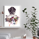 5D DIY Diamond Painting Woman Back Full Square Drill Cross Stitch Rhinestone