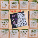 Paper Card Layering Stencils Scrapbooking Embossing Template Wall Painting