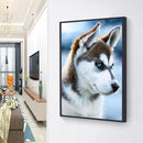 Full Round Diamond Painting 5D DIY Dog for Living Room Wall Animal Rhinestone