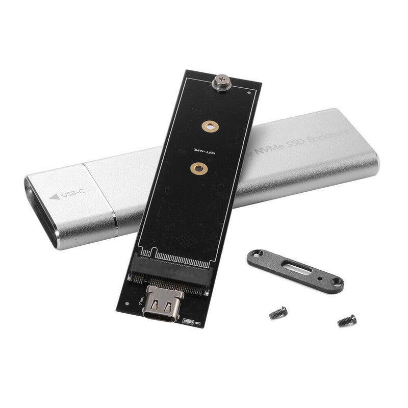 USB 3.1 Type-C M.2 NVMe SSD Enclosure Aluminum Alloy M-Key PCI-E Mobile Case Box
