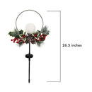 Christmas Fairy Lights LED Solar Pine Cones Ground Lamp for Holiday Party H