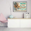 5D DIY Diamond Painting Kits Full Round Drill Elk Mosaic Wall Christmas Picture