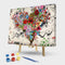 Painting By Numbers DIY Love Heart Hand Painted Canvas Oil Art Picture Craft Kit