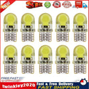 10pcs DC 12V T10 COB 6SMD LED Car Light Bulbs 360° Beaming Width Lamps Newly