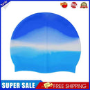 #A Silicone Swimming Caps for Adults Women Men Summer Pool Bathing Hair Ear Hat