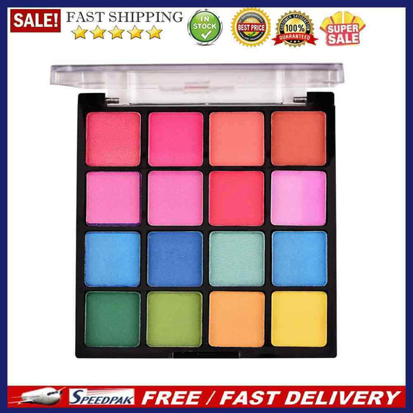 16 Colors Eye Shadow Palette Matte Eye Shadow Powder Nude Makeup Beauty (4