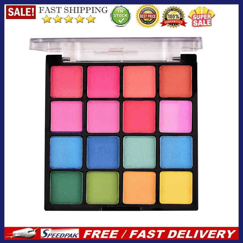 16 Colors Eye Shadow Palette Matte Eye Shadow Powder Nude Makeup Beauty (4