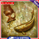 DIY-5D Diamond Embroidery Painting Fish Cross Stitch Crafts Home Decor Kit