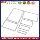 6pcs Rectangle Lace Frame Metal Cutting Dies Stencils DIY Scrapbook Craft