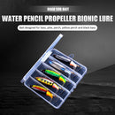 5pcs Floating Popper Fishing Lure Pencil Artificial Hard Swimbait Tackles