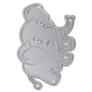 Elephant Models Stencil Punch Molds DIY Album Scrapbook Card DIY Decoration