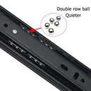 2pcs 6 inch Cabinet Drawer Slide Three-Section Duffer Damping Mute Track Newly